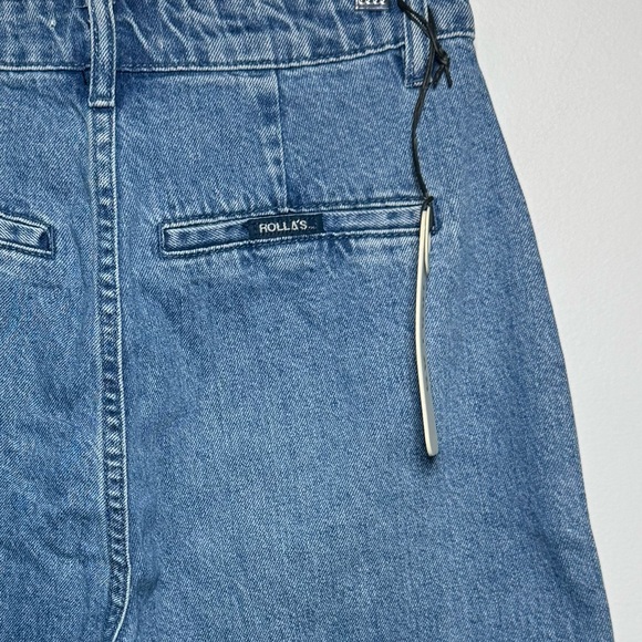 Rolla’s NWT Chloe Pleated High-Rise Crop Jeans - Picture 4 of 8